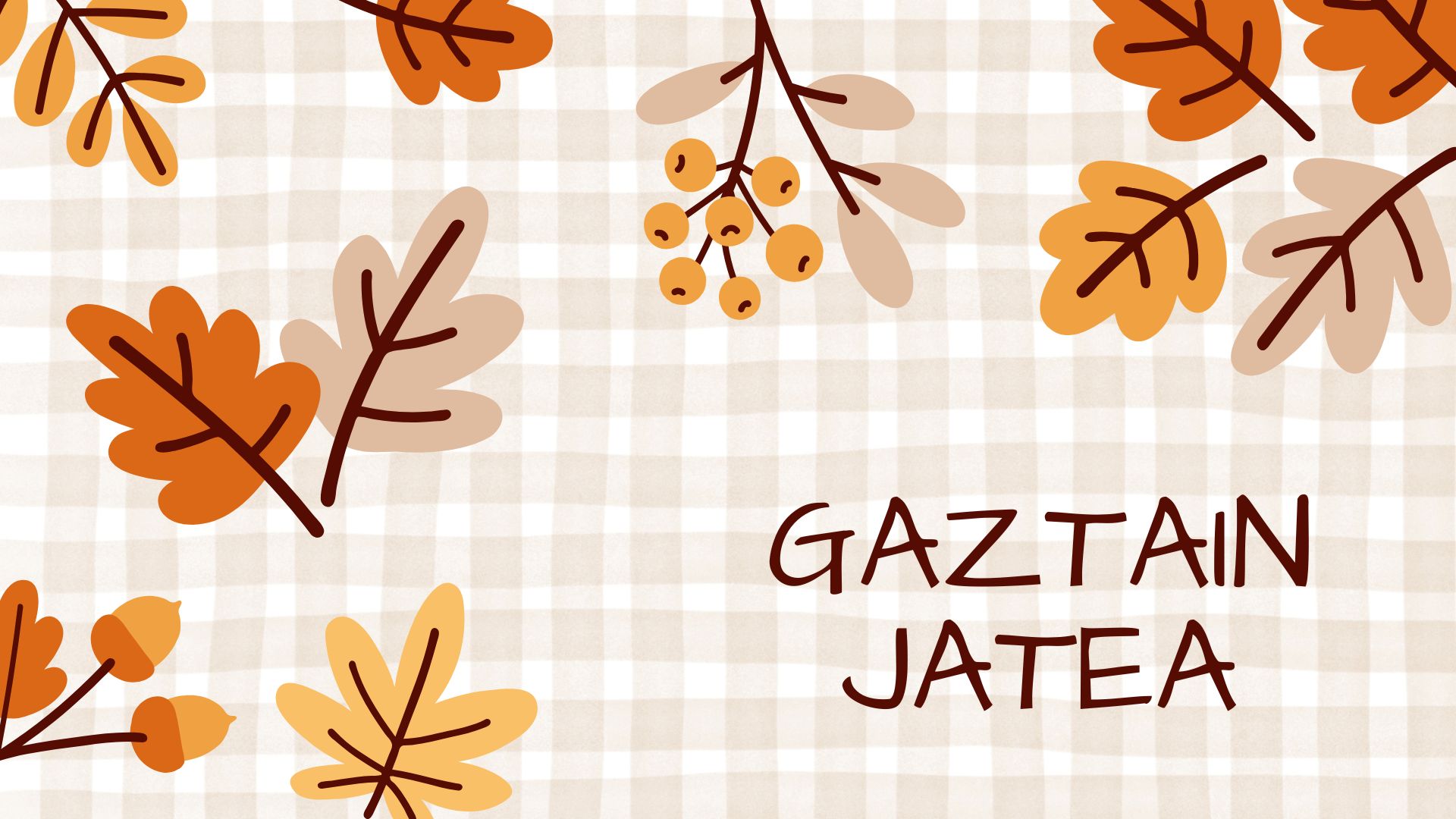 ¡Bienvenido, otoño!